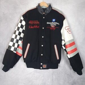 Vintage Dale Earnhardt Jacket Mens Small NASCAR Racing Goodwrench Chase 90s Sign